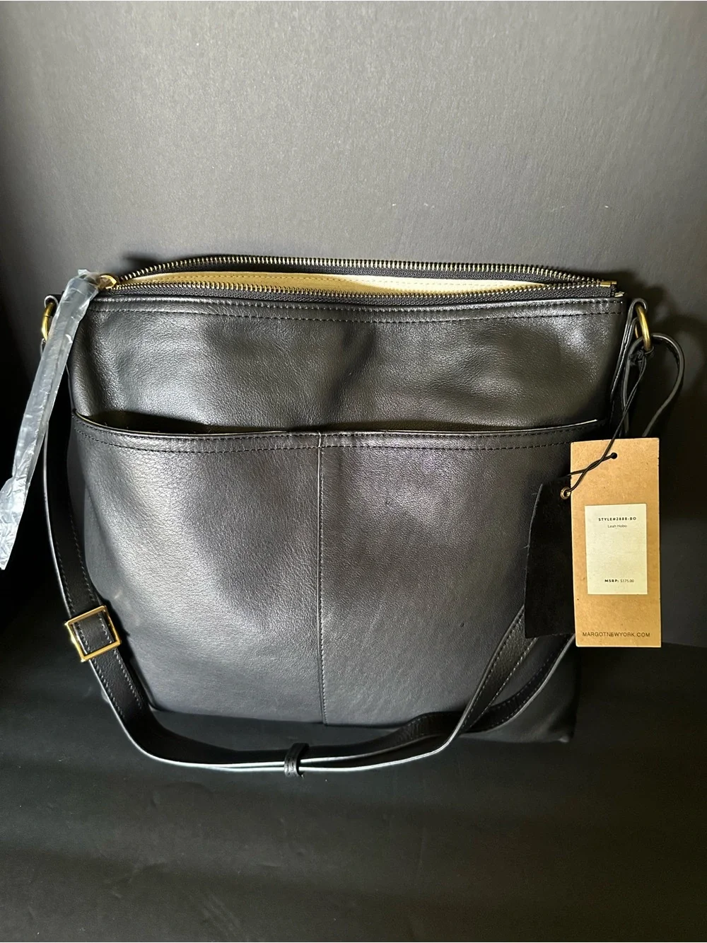 Black Leather Purse